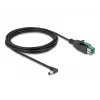 DeLOCK PoweredUSB-Kabel Stecker 12 V auf DC 5,5 x 2,1 mm Stecker abgewinkelt 3 m