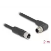 DeLOCK Sensor-/Aktorkabel 80529 2 m RST M12 Schwarz