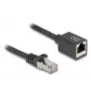 Netzwerkkabel DeLOCK 90320 RJ-45 Cat6a 1 m Schwarz