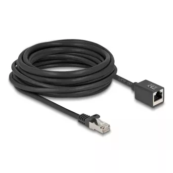 Netzwerkkabel DeLOCK 90320 RJ-45 Cat6a 1 m Schwarz
