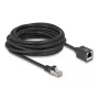 Netzwerkkabel DeLOCK 90320 RJ-45 Cat6a 1 m Schwarz