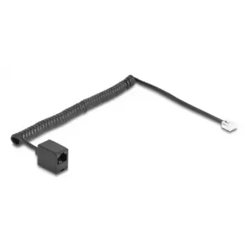 DeLOCK Telefonkabel 2 m Schwarz RJ-11 RJ-45 88721