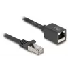 Netzwerkkabel DeLOCK 90318 RJ-45 Cat6a 5 m Schwarz