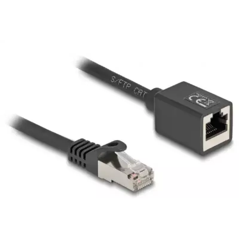 Netzwerkkabel DeLOCK 90318 RJ-45 Cat6a 5 m Schwarz