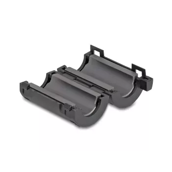 Ferritkern-Klemme DELOCK 80947, schwarz, 36×19,5×18 mm, 2er-Pack