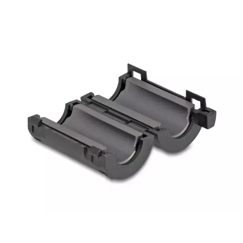 Ferritkern-Klemme DELOCK 80947, schwarz, 36×19,5×18 mm, 2er-Pack