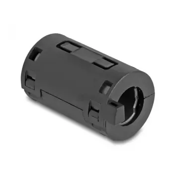 Ferritkern-Klemme DELOCK 80947, schwarz, 36×19,5×18 mm, 2er-Pack