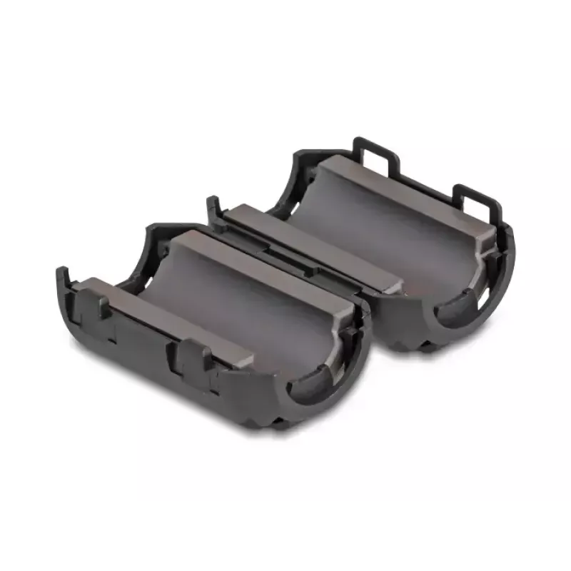 Ferritkernklemme DELOCK 80948, schwarz, Nickel/Kunststoff/Zink, 36 × 23,5 × 22,2 mm, 2er-Pack