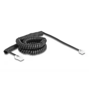 DeLOCK Telefonkabel 5 m Schwarz 88481 RJ-11 RJ-45