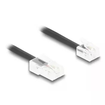 DeLOCK Telefonkabel 5 m Schwarz 88481 RJ-11 RJ-45