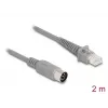 Netzwerkkabel DeLOCK 90167 RJ-50 8-polige Anschlussklemme 2 m Grau
