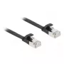 Netzwerkkabel DeLOCK 81168 RJ-45 Cat6a 7,5 m Schwarz
