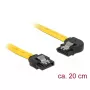 SATA-Kabel DeLOCK 83958 0,2m SATA 7-Pin Schwarz Gelb