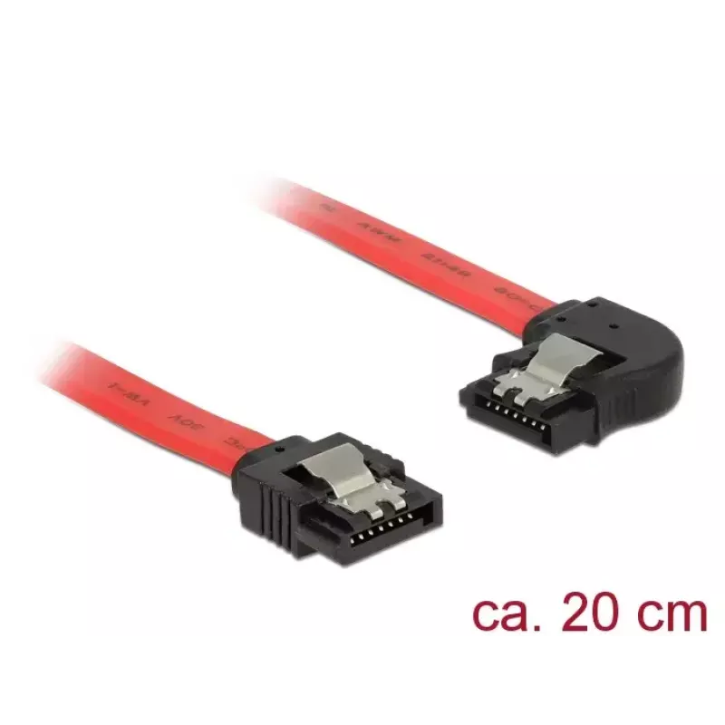 SATA-Kabel DeLOCK 83962 0,2 m SATA 7-polig Rot