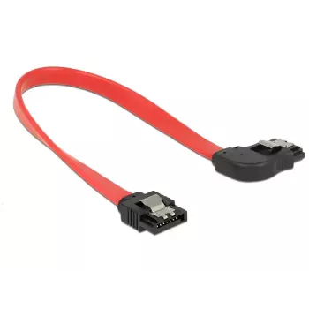SATA-Kabel DeLOCK 83967 0,2 m SATA 7-Pin Schwarz Rot