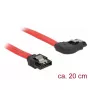 SATA-Kabel DeLOCK 83967 0,2 m SATA 7-Pin Schwarz Rot