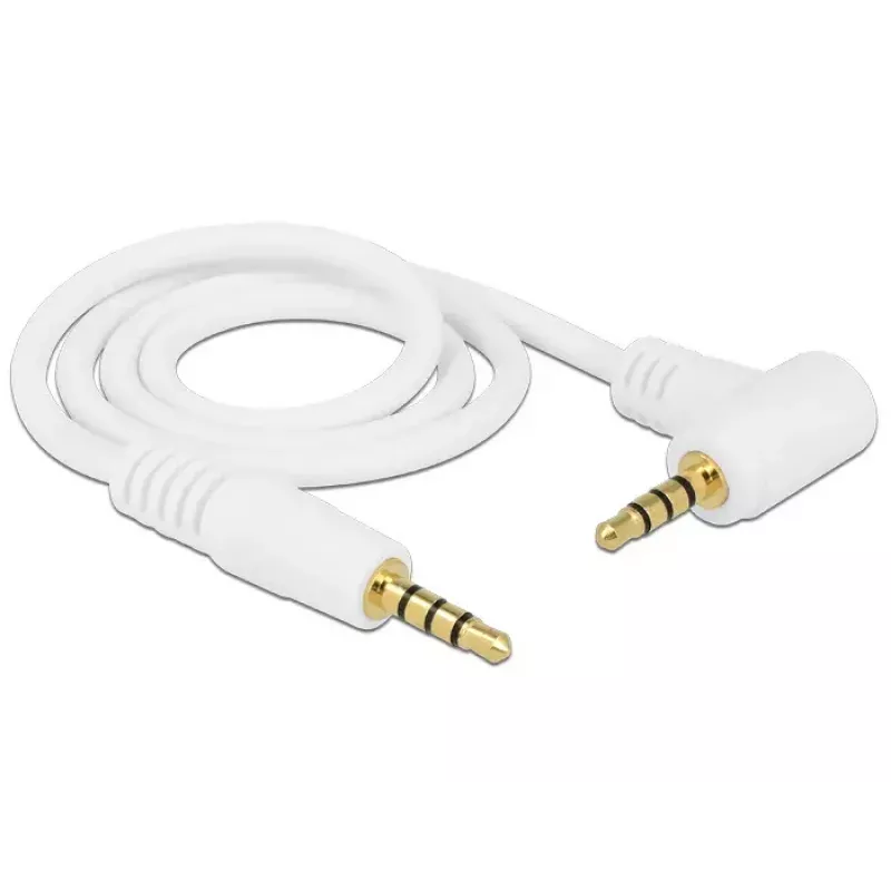 Audiokabel DeLOCK 84736 0,5 m 3,5 mm Weiß