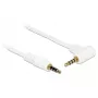 Audiokabel DeLOCK 84736 0,5 m 3,5 mm Weiß