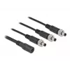 DC-Splitterkabel DeLOCK 86572 5,5 x 2,1 mm 1 x Buchse auf 3 x Stecker