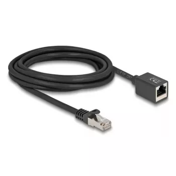 Netzwerkkabel DeLOCK 90317 RJ-45 Cat6a 3 m Schwarz