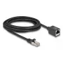 Netzwerkkabel DeLOCK 90317 RJ-45 Cat6a 3 m Schwarz