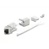 Keystone-Modul DELOCK 90937 – RJ-45 Cat.6A geschirmt abgewinkelt 90°, flache Bauweise, weiß