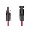 Kabel DELOCK 90974 DL4 Solarkabel 6 mm² 3 m rot/schwarz DC 1000 V Stecker auf Buchse