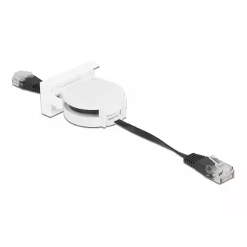 Netzwerk-Einziehkabel DeLOCK Easy 45 Modul RJ45 Cat.5e schwarz