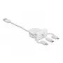 DeLOCK Easy 45 Modul USB 2.0 3-in-1 Einziehbares Kabel 0,5 m