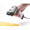 DeLOCK USB Barcode Scanner 1D Laser Hellgrau Handheld Kabelgebunden RJ-50