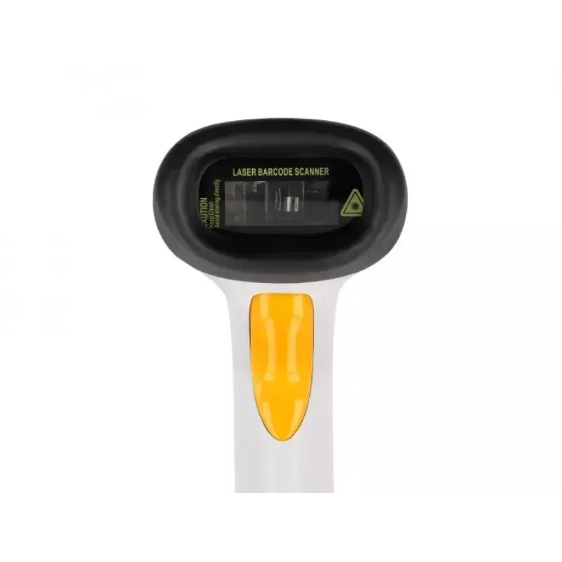DeLOCK USB Barcode Scanner 1D Laser Hellgrau Handheld Kabelgebunden RJ-50