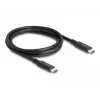 DeLOCK USB4 40 Gbit/s Koaxialkabel 1,2 m USB PD 3.1 240 W