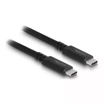 DeLOCK USB4 40 Gbit/s Koaxialkabel 1,2 m USB PD 3.1 240 W