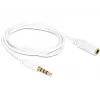 Audiokabel DeLOCK 84717 0,5 m 3,5 mm Weiß