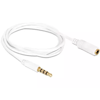 Audiokabel DeLOCK 84717 0,5 m 3,5 mm Weiß