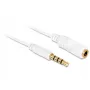 Audiokabel DeLOCK 84717 0,5 m 3,5 mm Weiß