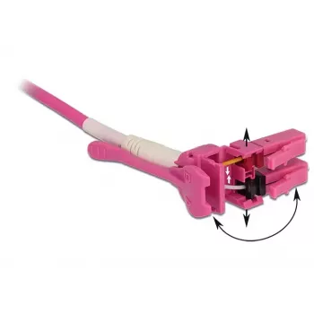 Glasfaserkabel DeLOCK 85135 5m LC Pink