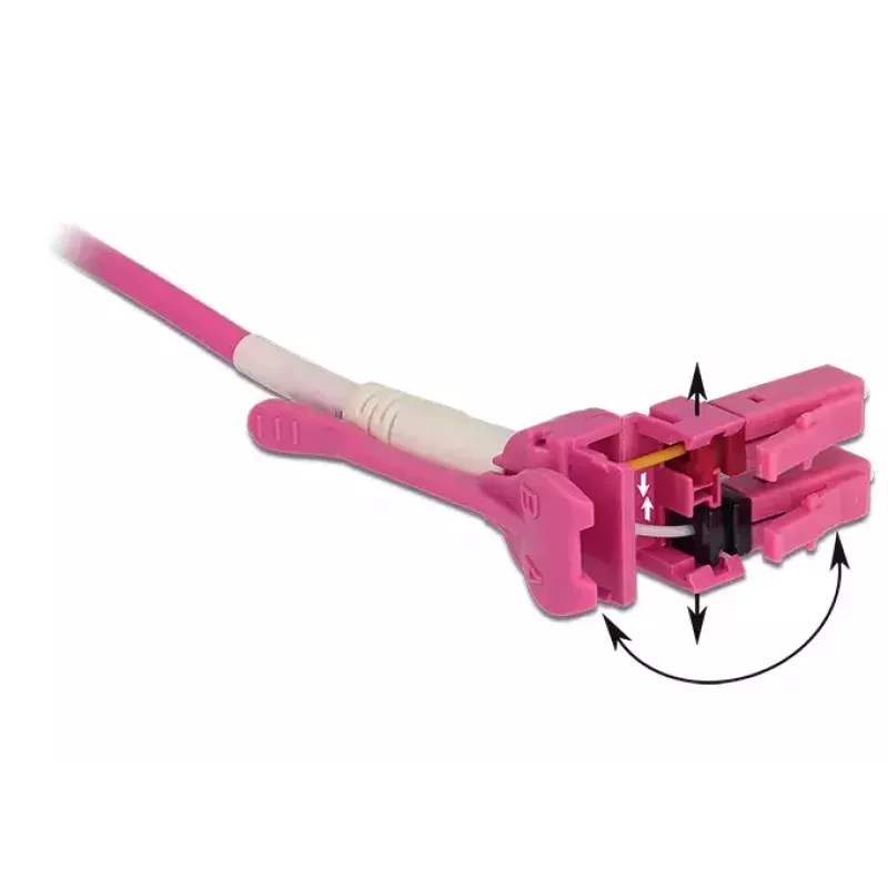 Glasfaserkabel DeLOCK 85135 5m LC Pink