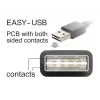 USB-Kabel DeLOCK 85165 USB 2.0 1m USB A Micro-USB B Schwarz