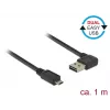 USB-Kabel DeLOCK 85165 USB 2.0 1m USB A Micro-USB B Schwarz