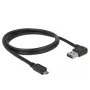 USB-Kabel DeLOCK 85165 USB 2.0 1m USB A Micro-USB B Schwarz