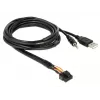 USB-Kabel DeLOCK 85718 1,5 m USB A Schwarz