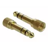 Audiokabel 3,5 mm DeLOCK 85786 2 m Schwarz Grau