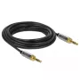 Audiokabel DeLOCK 85788 5m 3,5mm Schwarz Grau
