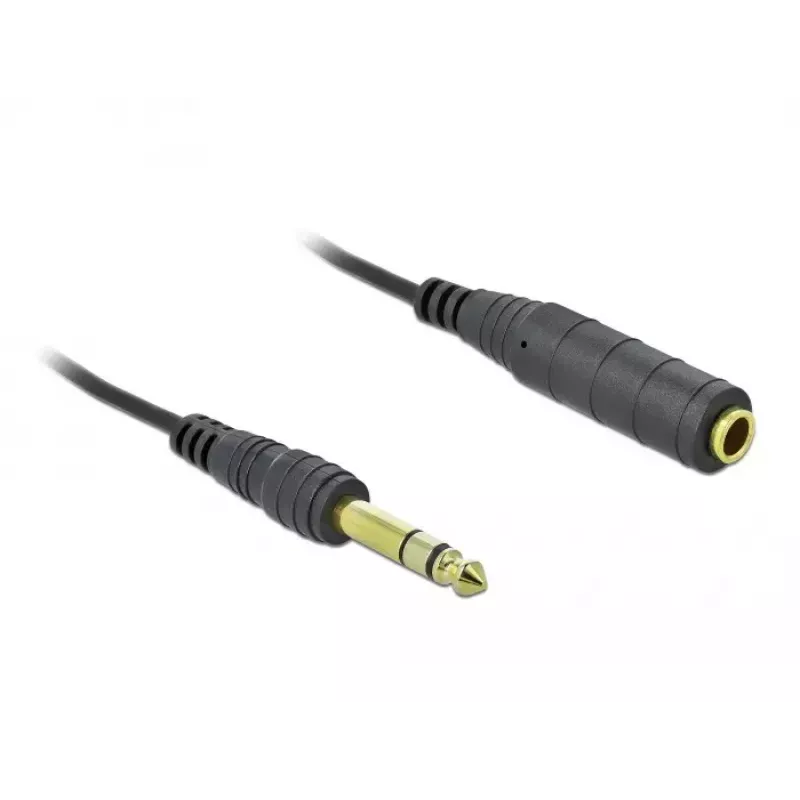 Audiokabel DeLOCK 85938 2m 6,35mm Schwarz