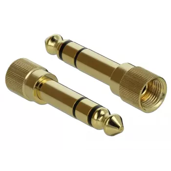 Audio-Verlängerungskabel DELOCK 85834 — 3,5 mm Stecker auf 3,5 mm Buchse, vergoldete Kontakte, 5 m, schwarz