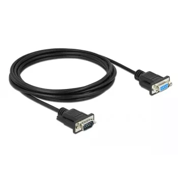 Serielles Kabel DeLOCK 86617 Schwarz 3m