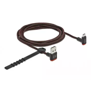 USB-Kabel DeLOCK EASY-USB 2.0 Typ-A auf Micro-B Stecker 2m Schwarz