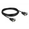 Serielles Kabel DeLOCK 86576 Schwarz 5 m RS-232 Sub-D9