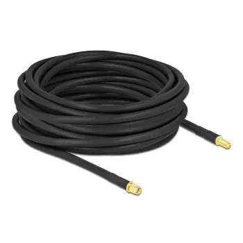Antennenkabel DeLOCK SMA-Stecker auf SMA-Buchse LMR/CFD300 10 m